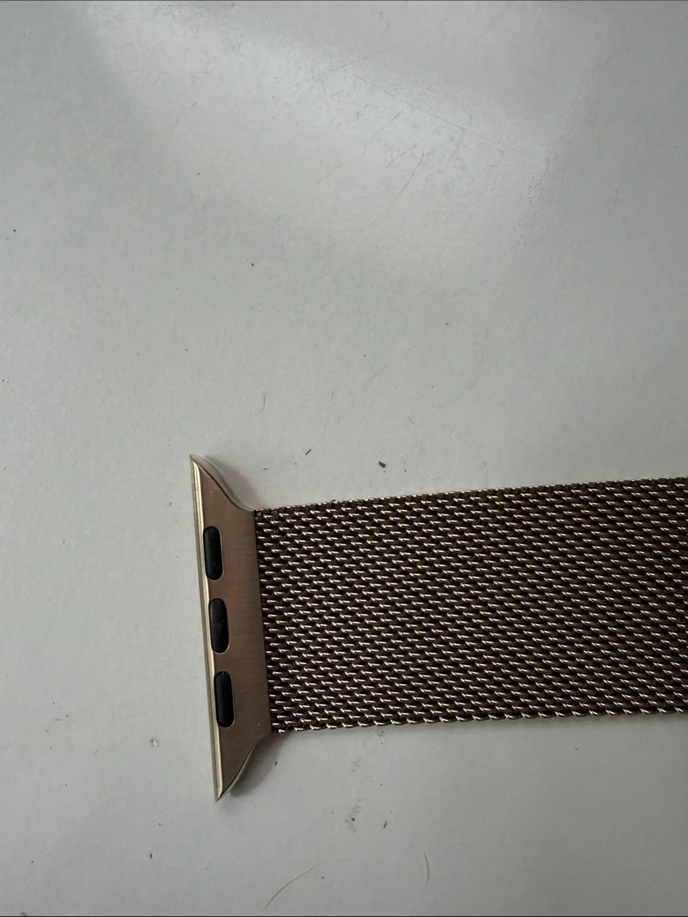 Apple 45mm Gold Stainless Steel Milanese Loop Smartwatch Band